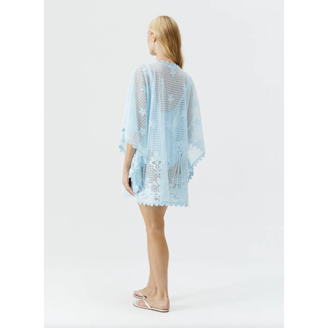MELISSA ODABASH JOSIE  SHORT LACE KAFTAN