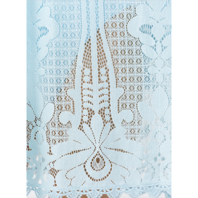 MELISSA ODABASH JOSIE  SHORT LACE KAFTAN