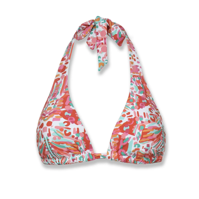 HELEN JON SOFT TIE HALTER BRA