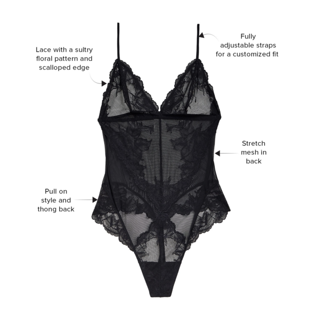 WACOAL VIVID ATTRACTION BODYSUIT 836384