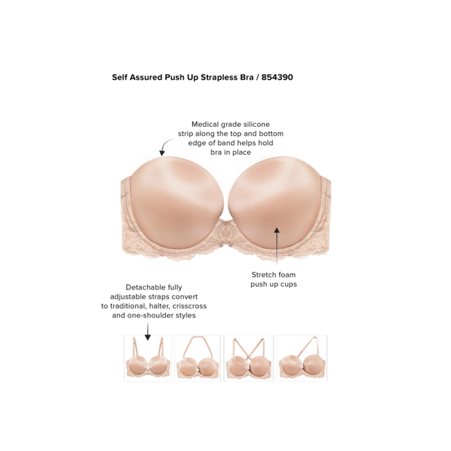 WACOAL SELF ASSURED PUSH UP 854390