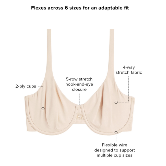 WACOAL EVER FLEXING UW BRA 855473