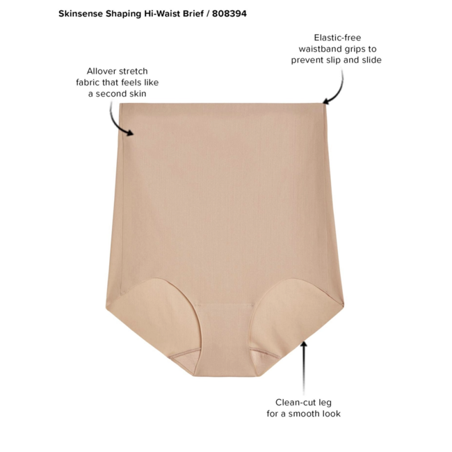 WACOAL SKINSENSE SHAPING HI WAIST BRIEF 808394