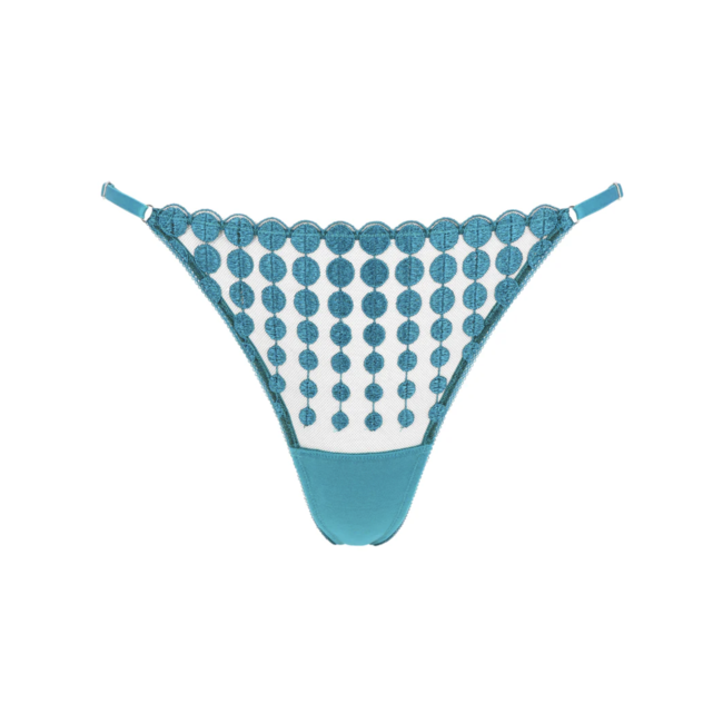 HUIT DECO DOTS THONG DEC-TRQ-J10