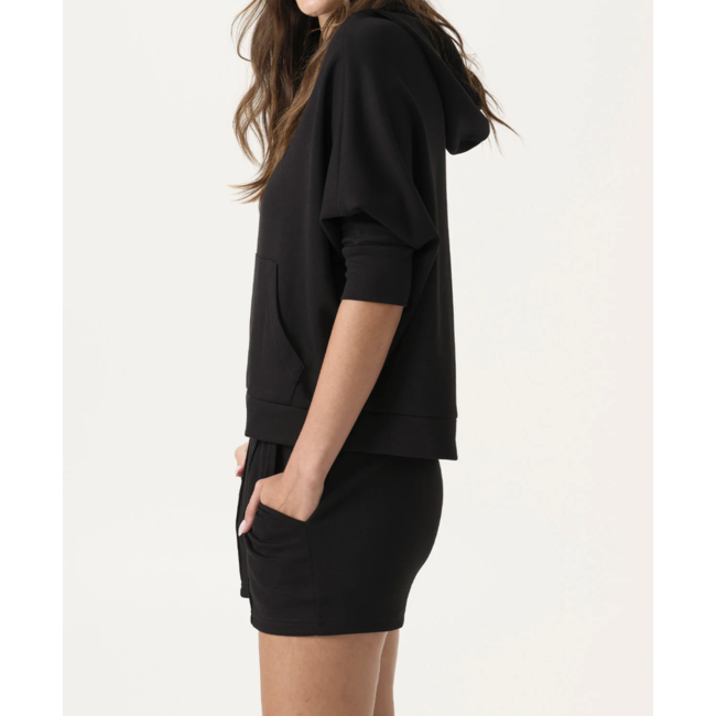 PILY Q TRAVEL HOODIE BLK-1413T