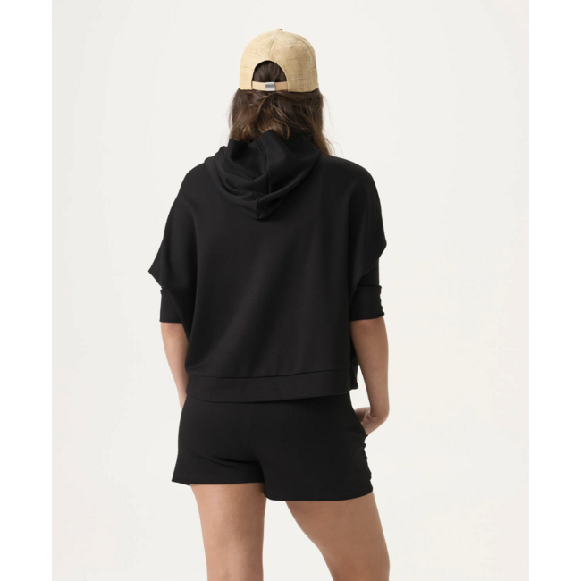 PILY Q TRAVEL HOODIE BLK-1413T