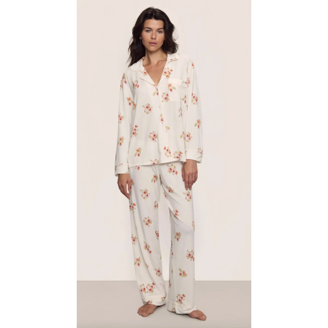 EBERJEY GISELE PRINTED LONG PJ SET PJ1141