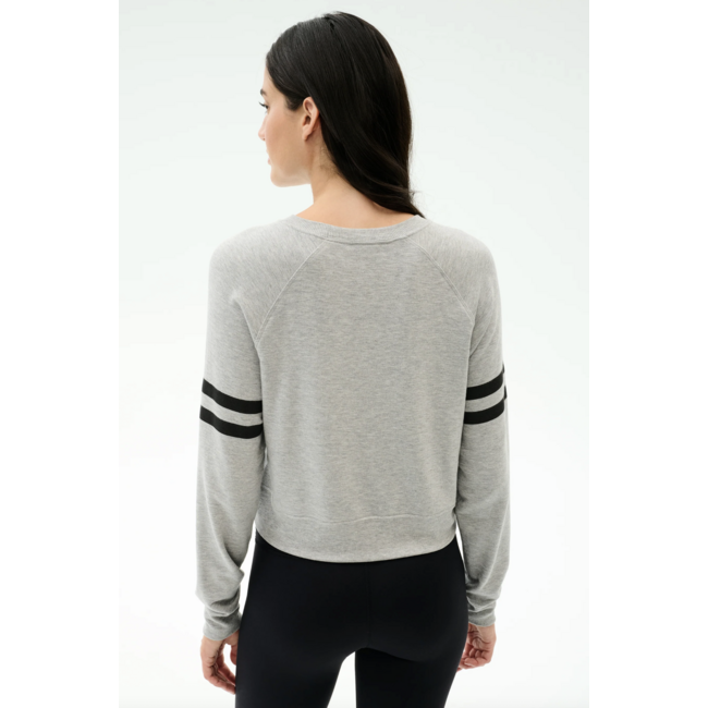 SPLITS59 BROOKS STRIPE FLEECE SWEATSHIRT D4210