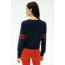 SPLITS59 BROOKS STRIPE FLEECE SWEATSHIRT D4210