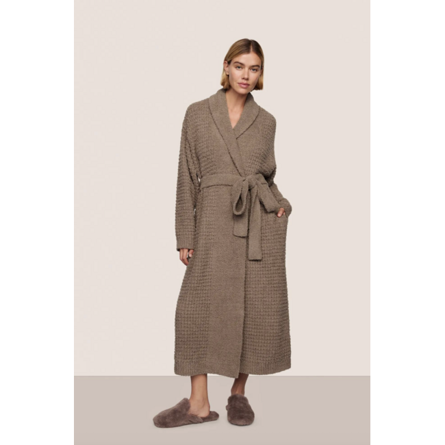 EBERJEY RECYCLED BOUCLE WAFFLE ROBE R2032WFL