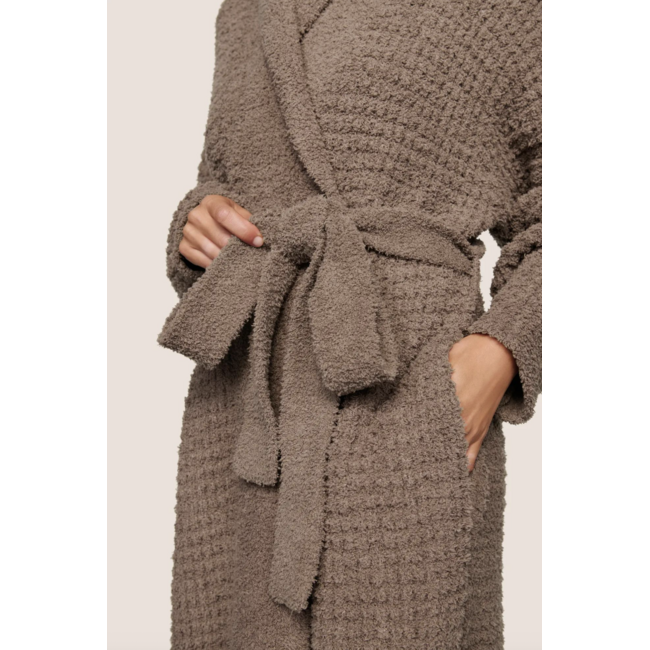 EBERJEY RECYCLED BOUCLE WAFFLE ROBE R2032WFL