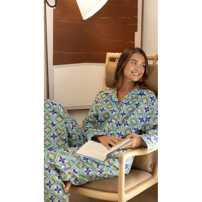 THE CAT'S PAJAMAS ELOISE VOILE LONG SLEEVED PAJAMA 360-977