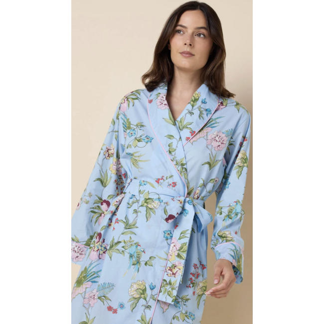 THE CAT'S PAJAMAS PERCH AND BLOOM LUXE PIMA SHAWL ROBE 600-795