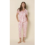 THE CAT'S PAJAMAS DREAMY HEARTS PIMA KNIT CAPRI SET 225-885