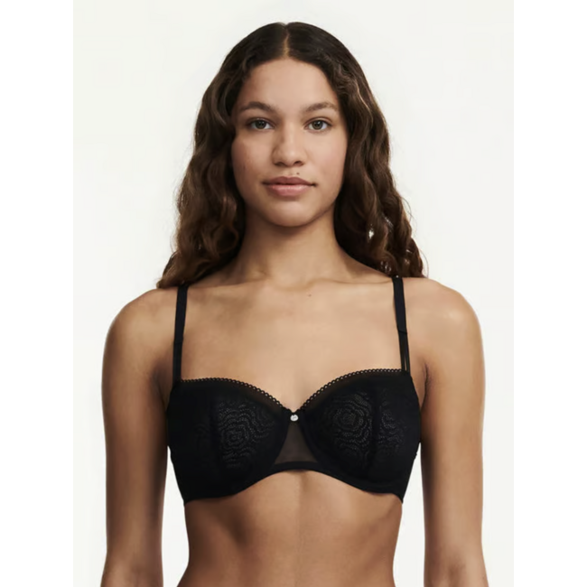 CHANTELLE CJOLI LACE UNLINED DEMI C13B50