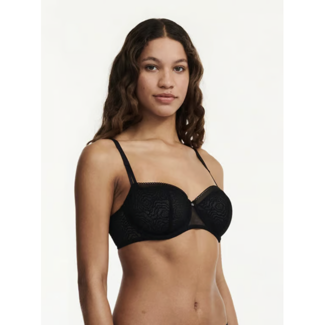 CHANTELLE CJOLI LACE UNLINED DEMI C13B50