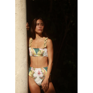 OLA AZUL MADISON GARDEN BIKINI BOTTOM