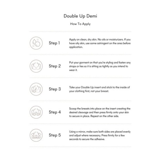 Nood DOUBLE UP ULTRA BOOST INSERTS (DEMI)