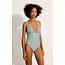Lenny Niemeyer RUCHED V NECK ONE PIECE