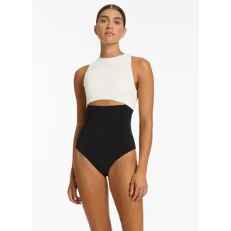 JETS CUT OUT HIGH NECK 1 PCE