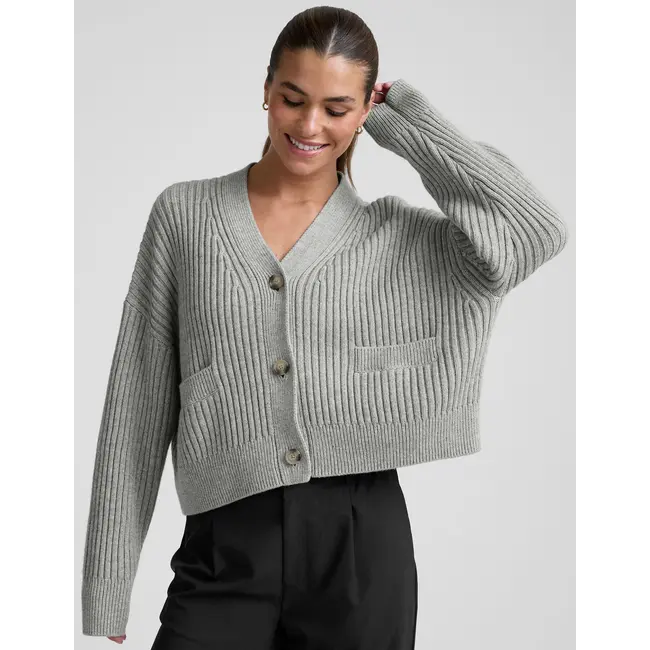 BEYOND YOGA wool blend cardigan