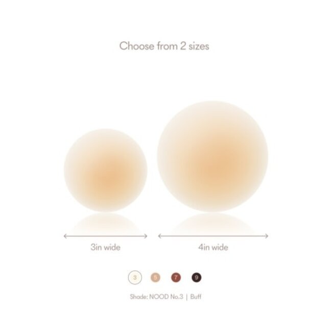 Nood NO-SHOW ADHESIVE NIPPLE COVERS (ROUND)