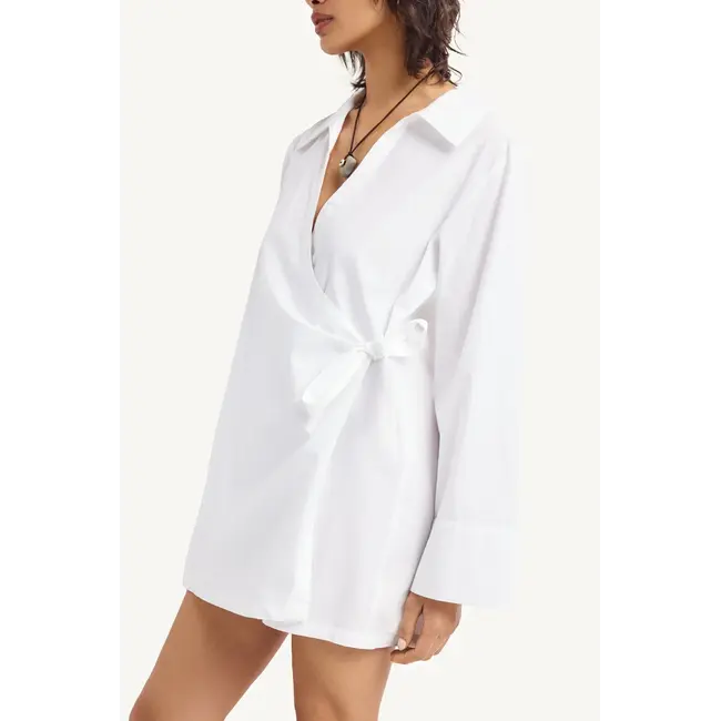 VITAMIN A ELODIE WRAP DRESS