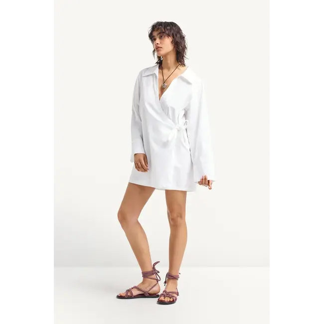 VITAMIN A ELODIE WRAP DRESS