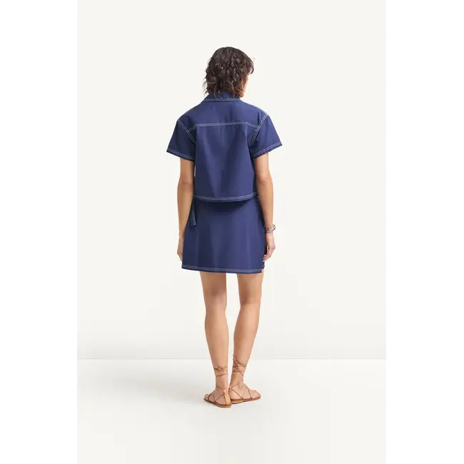 VITAMIN A ASHLEY CROPPED SHIRT