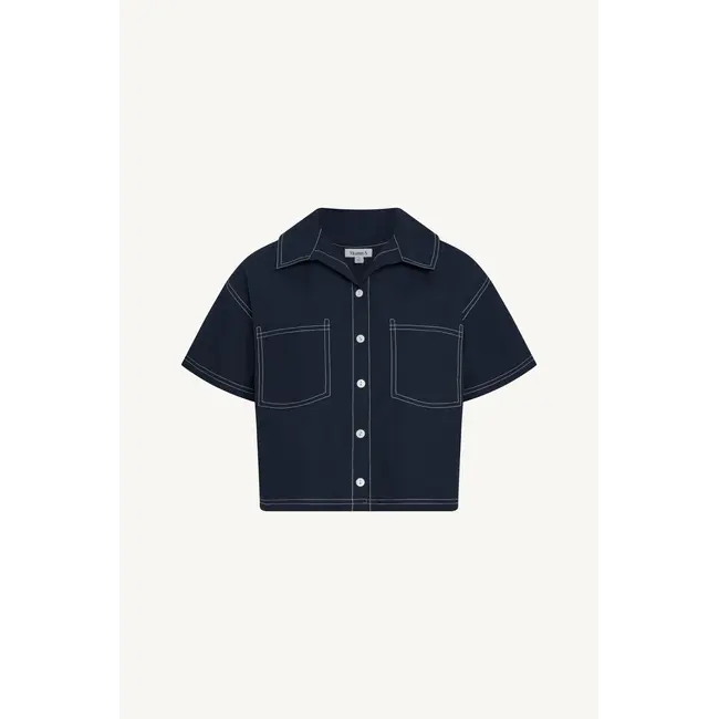 VITAMIN A ASHLEY CROPPED SHIRT