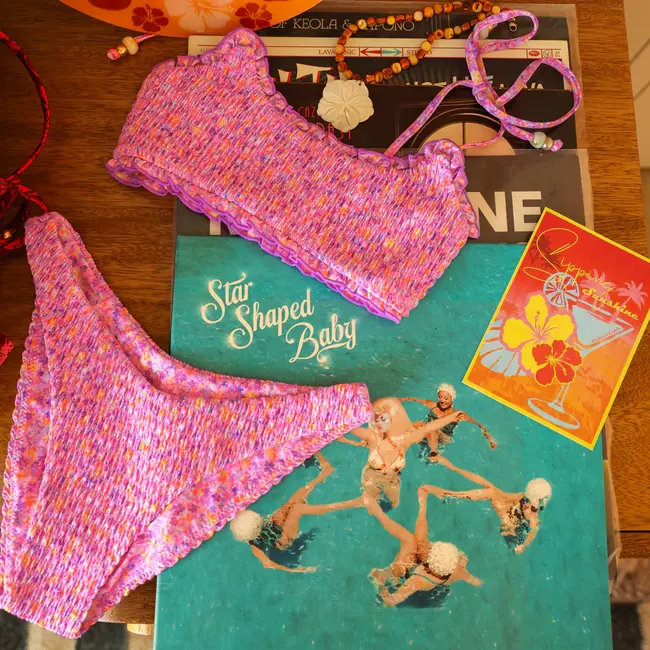 KULANI KINIS SHIRRED MINIMAL FULL COVERAGE BIKINI BOTTOM BOT273