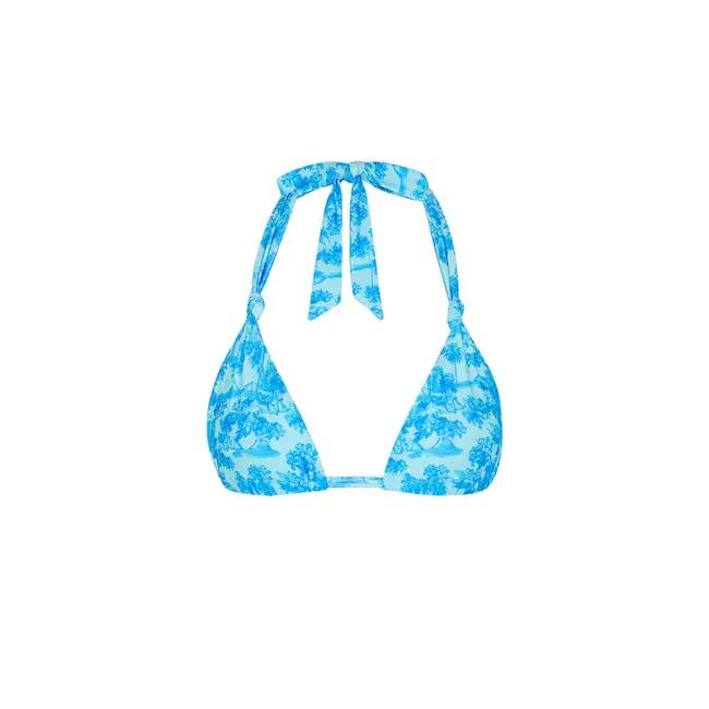 KULANI KINIS SOFT KNOT HALTER BIKINI TOP TOP229