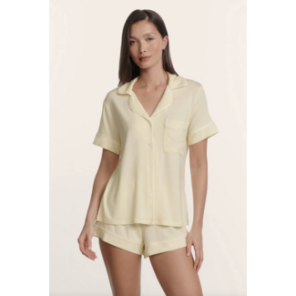 EBERJEY GISELE TENCEL MODAL RELAXED SHORTIE PJ SET