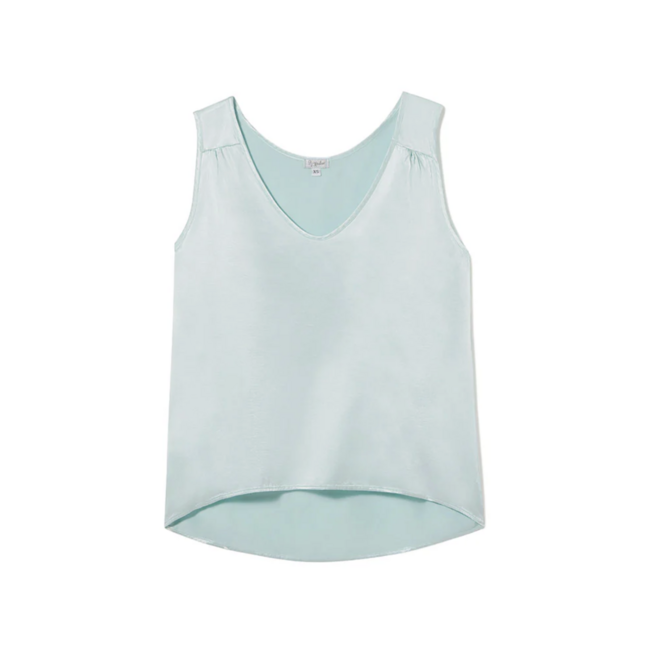 PJ HARLOW JILL SATIN V NECK TANK