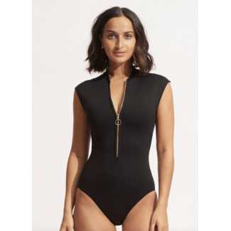 SEAFOLLY ZIP FRONT ONE PIECE