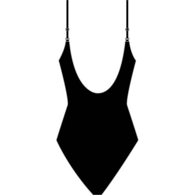 MANHATTAN BEACHWEAR ig ruffle plunge mio