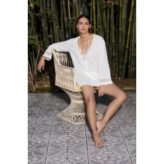 MARINA LACE UP TUNIC