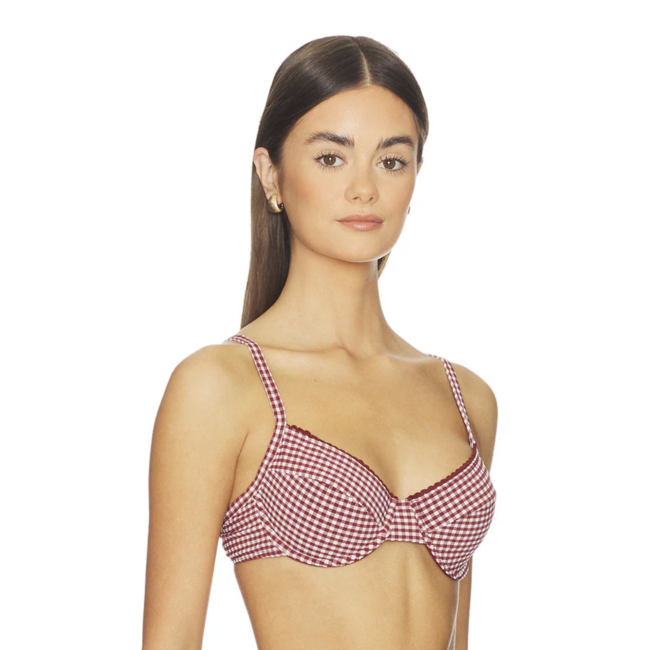 KULANI KINIS DECORATIVE DITZY UNDERWIRE BIKINI TOP TOP213