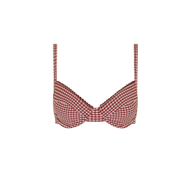 KULANI KINIS DECORATIVE DITZY UNDERWIRE BIKINI TOP TOP213