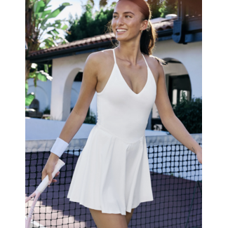 BEYOND YOGA youre a force dress white wht