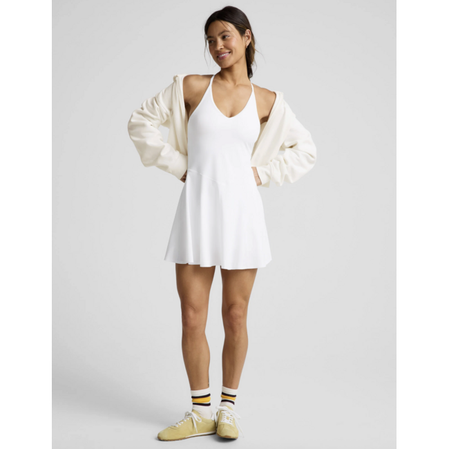 BEYOND YOGA youre a force dress white wht