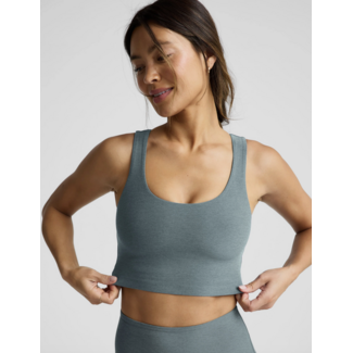 BEYOND YOGA spacedye twister cropped tank storm htr