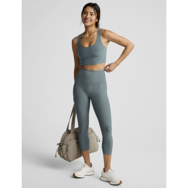 BEYOND YOGA spacedye twister cropped tank storm htr