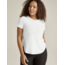 BEYOND YOGA featherweight on the down low tee cloud