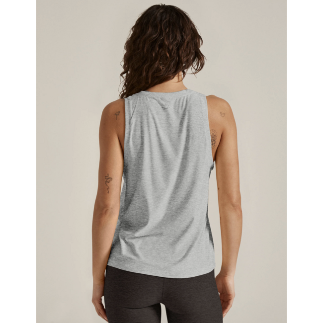 BEYOND YOGA featherweight rebalance tank cloud white