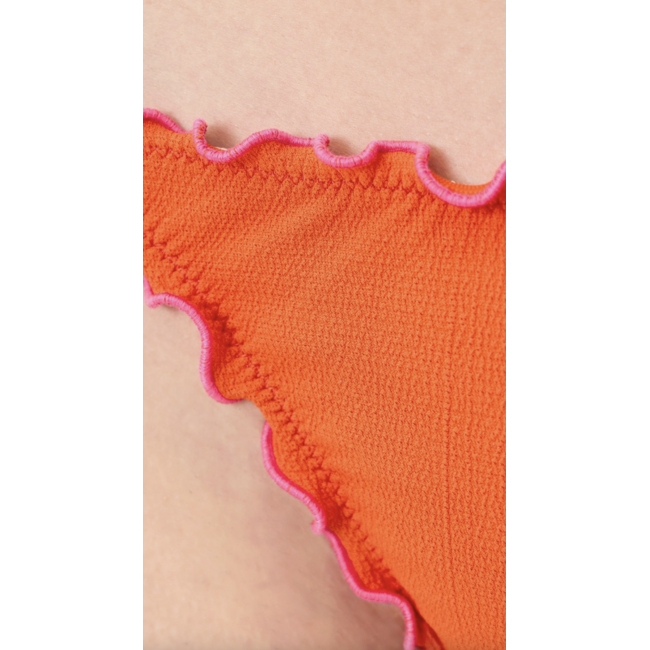 PILY Q EMBROIDERED LETTUCE EDGE TIE SIDE BOTTOM FULL 659F