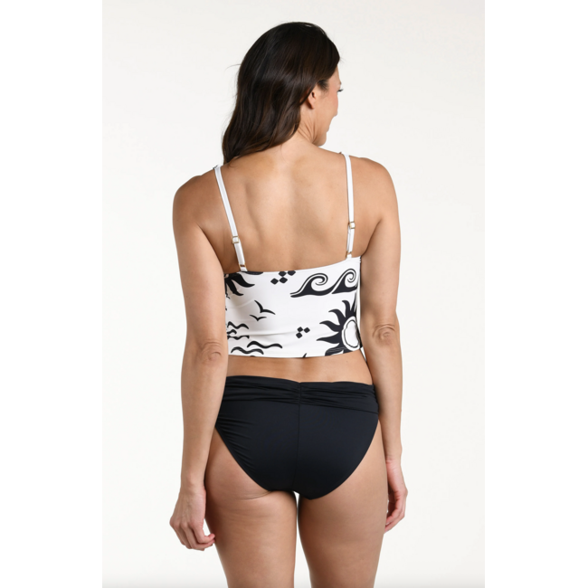 MANHATTAN BEACHWEAR waves of rio high neck tankini
