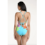 MANHATTAN BEACHWEAR sunset botanica plunge one piece