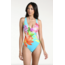 MANHATTAN BEACHWEAR sunset botanica plunge one piece
