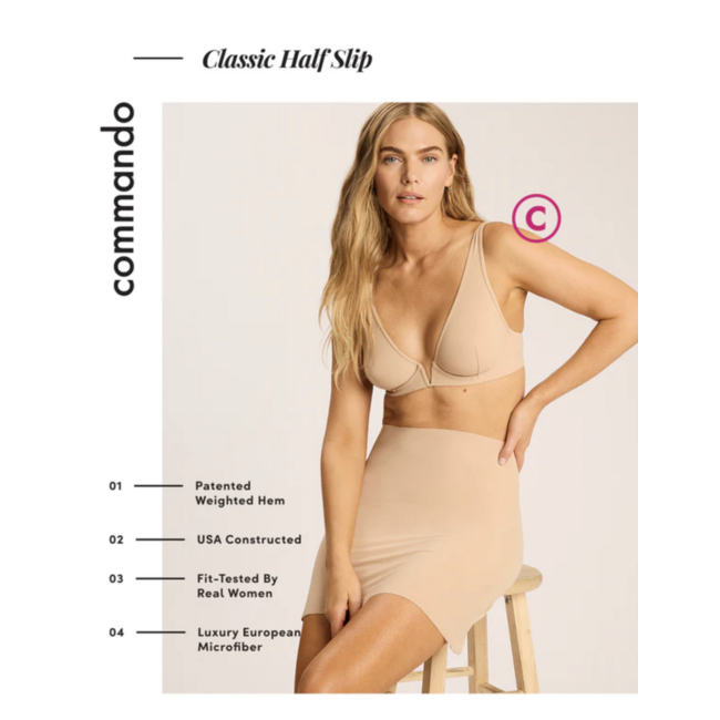 COMMANDO COMMANDO HALF SLIP HS01